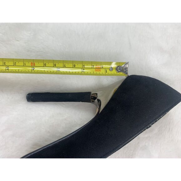 Worthington Women's Black Stiletto suede Heels Size 9M - Picture 9 of 10